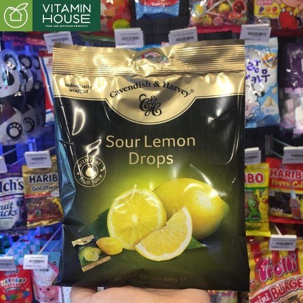 Kẹo Đức 100g - Sour Lemon Drops