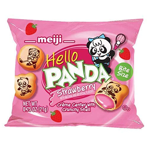 Bánh Panda Meiji Dâu 21G