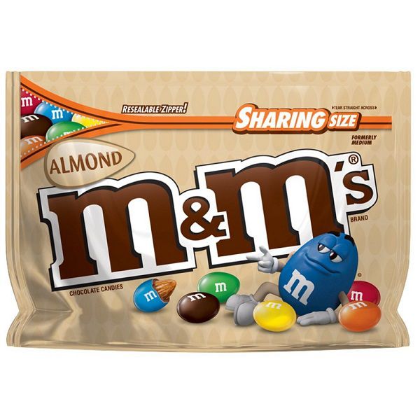 Chocolate M&M hạnh nhân túi zip (new)