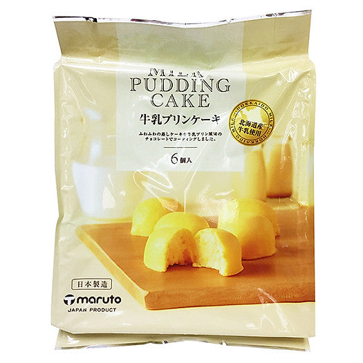 Bánh Bông Lan Milk Pudding Maruto Nhật Gói 216g