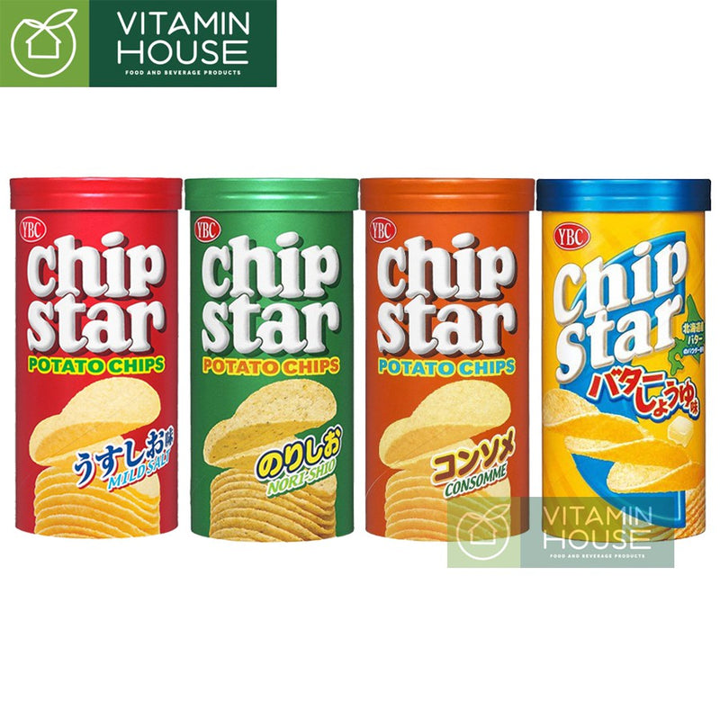 Snack Khoai Tây Vị Bơ Chip Star Nhật Hộp 50g