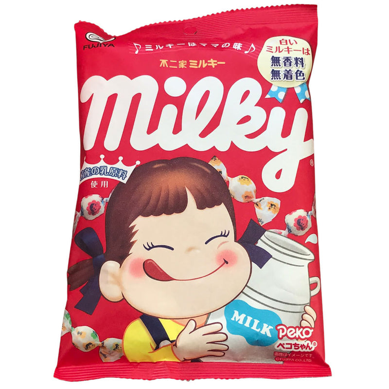 Gói Kẹo Sữa Fujiya Milky Nhật 120G (Đỏ)