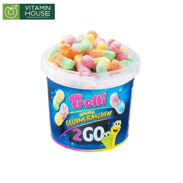 Kẹo dẻo Trolli Sour Glowworms 2Go 150gr