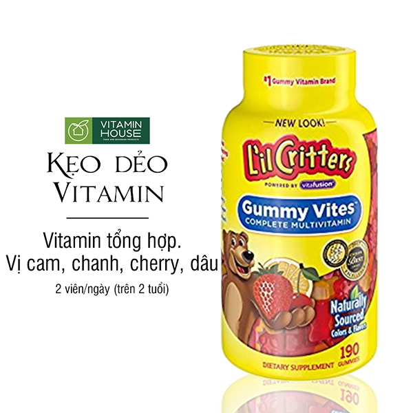 Gummy Vites Kẹo Dẻo Vitamin Cho Bé