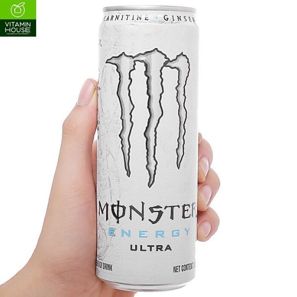 Nước Tăng Lực Zero Ultra Monster Mỹ Lon 473ml