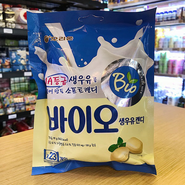 Kẹo Mềm Sữa Tươi Bio HQ Gói 99g (Xanh)