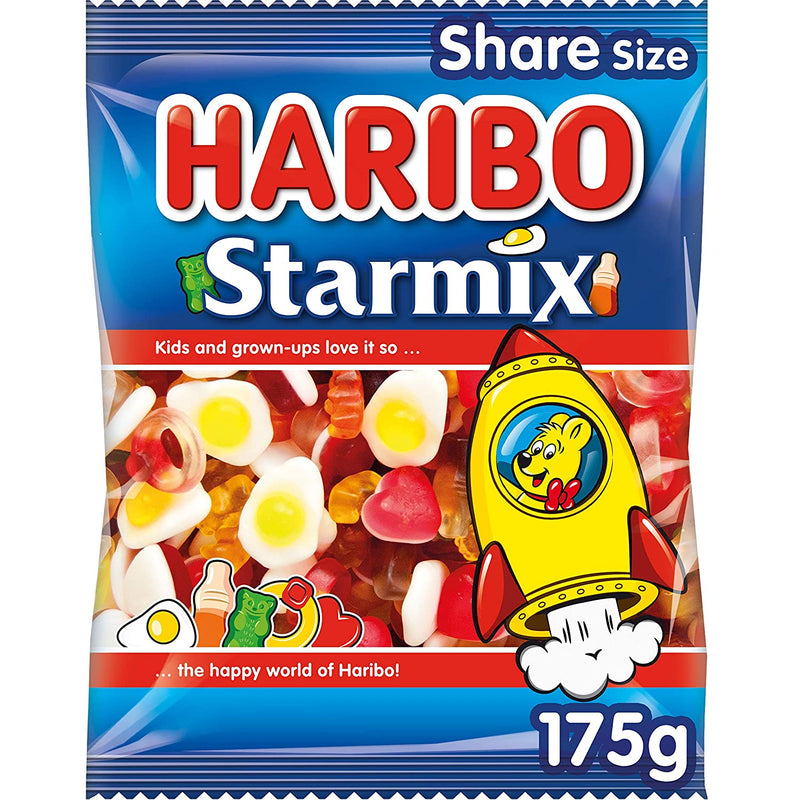 Gói Kẹo Dẻo Haribo Starmix 175G