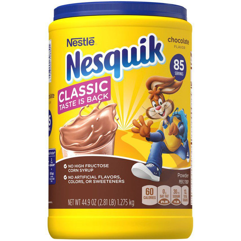 Bột Nesquik Chocolate 1.275kg (lớn)