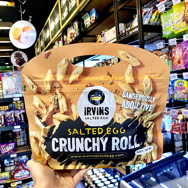 Snack Trứng Muối Crunchy Roll Irvins