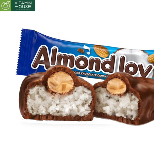 Chocolate Dừa Almond Joy 12 Snack Size (xanh)