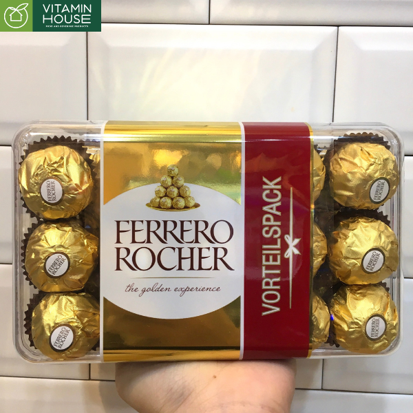 Socola Ferrero Rocher Vorteilspack 30v Đức 375g