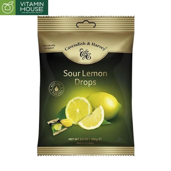 Kẹo Đức 100g - Sour Lemon Drops