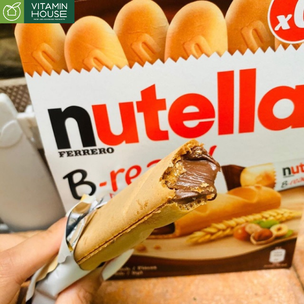 Bánh Xốp Nhân Chocolate Nutella B-ready Ý Hộp 100g