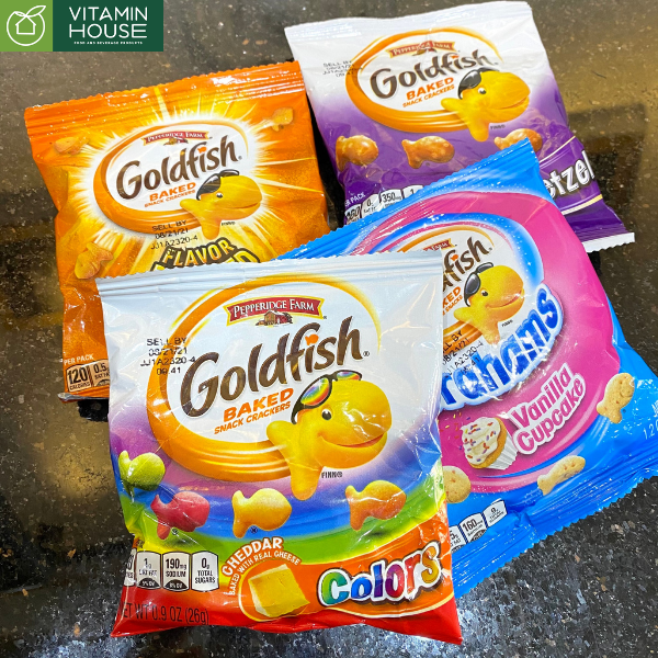 Bánh Cá Goldfish Cheddar Mỹ 26g