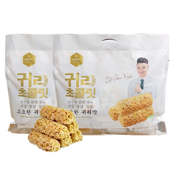Bánh Xốp Yến Mạch Jinny-J HQ Gói 370g