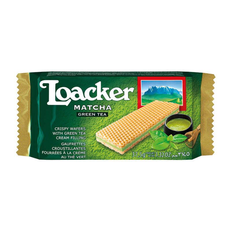 Bánh Xốp Matcha Loacker Ý Gói 37.5g