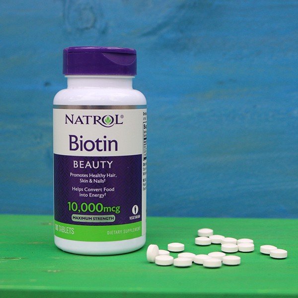 Viên Uống Biotin Natrol 10.000mcg 100v