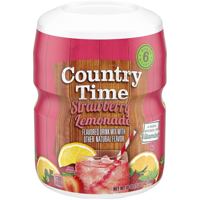 Bột pha Country Time Strawberry Lemonade 510g
