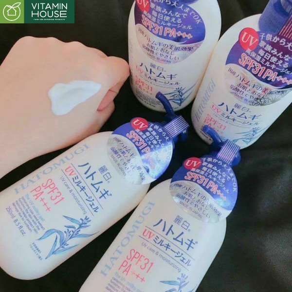 Sữa Dưỡng Thể Chống Nắng Hatomugi Nhật Chai 250ml