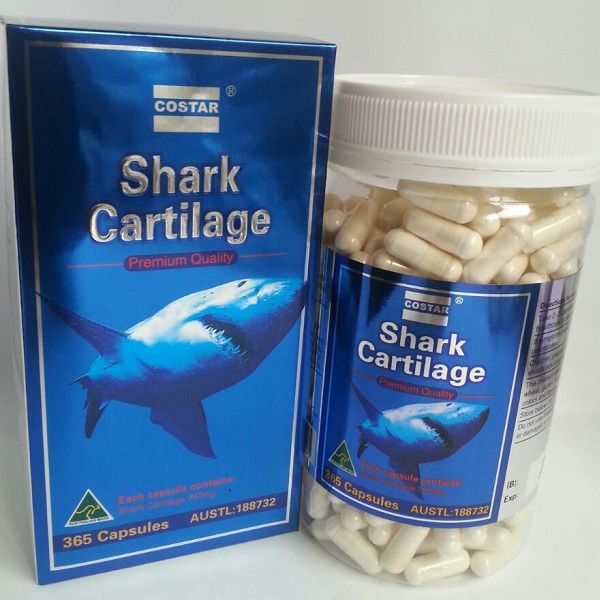 Viên Uống Bổ Khớp Sụn Vi Cá Mập Shark Cartilage Costar Úc Hộp 365 Viên