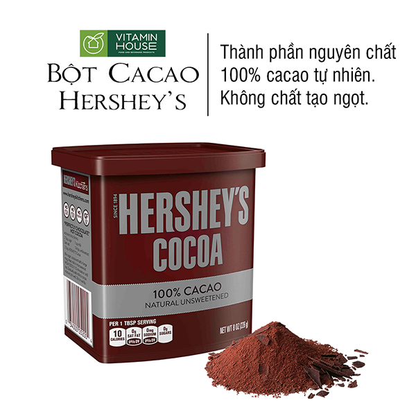 Bột Cocoa Hershey 226g