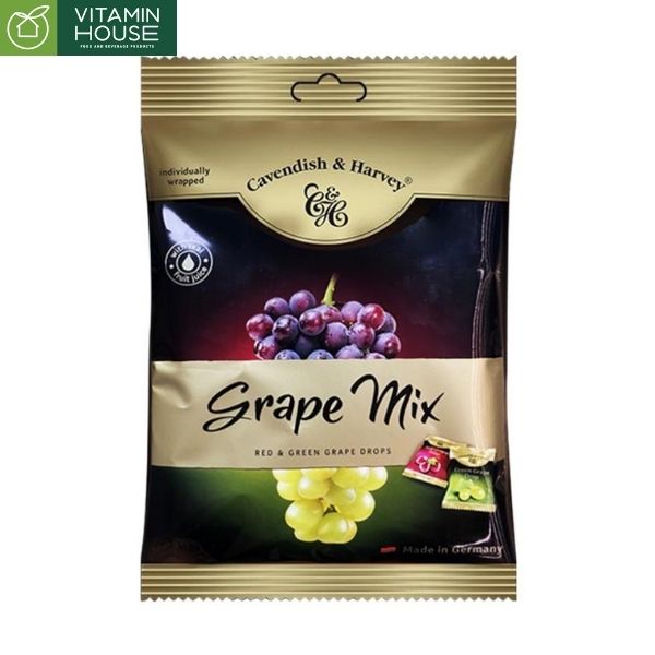 Kẹo Đức 100g - Grape Mix Drops