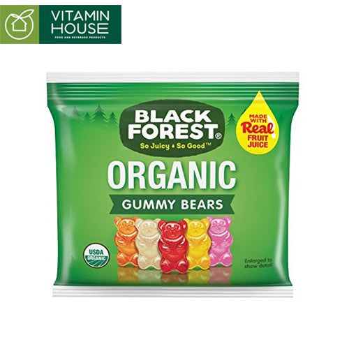 Kẹo Dẻo Gấu Black Forest Organic Gummy Bear Mỹ Gói 23g