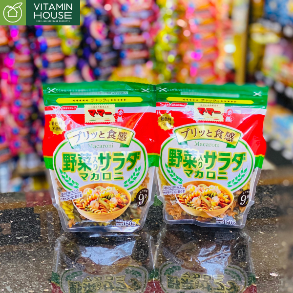 Nui Xoắn Rau Củ Cho Bé Macaroni Nhật Gói 150g (+9M)