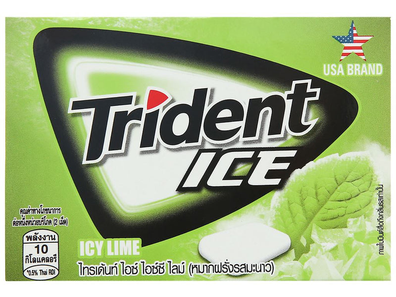 Kẹo Gum Trident Ice Viên Vị Chanh 11.2g