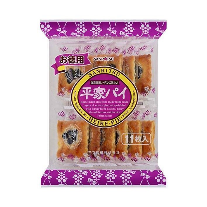 Bánh Quy Nướng Nho Khô Sanritsu Nhật Gói 11 Cái