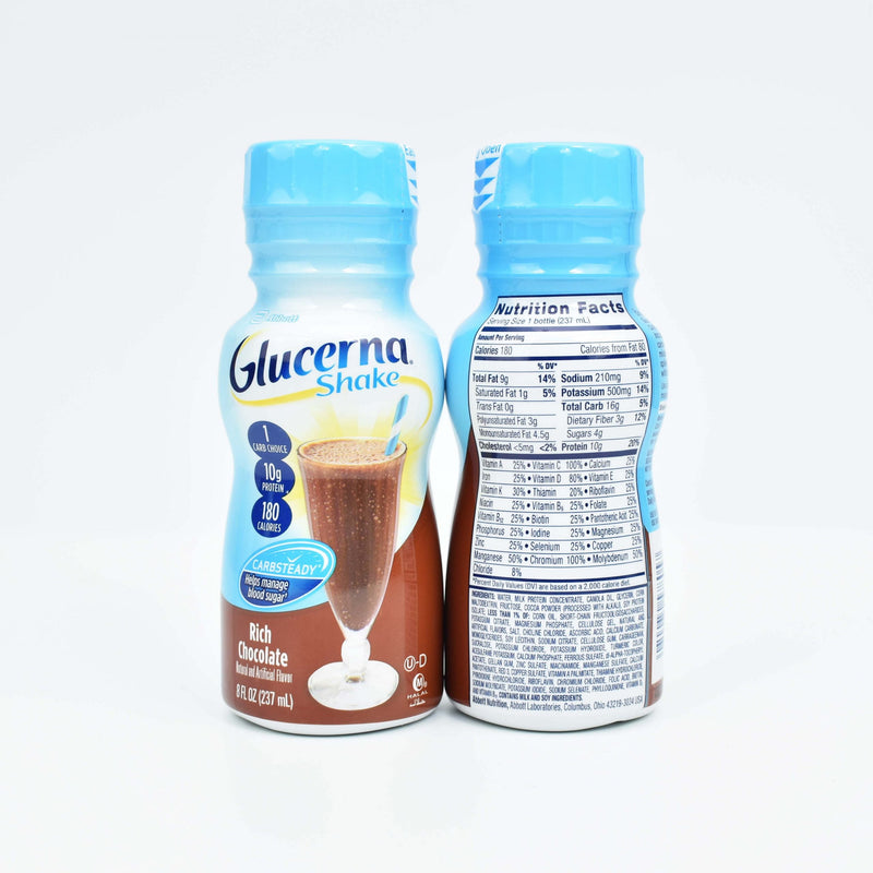 Sữa Glucerna Cho Người Tiểu Đường Vị Rich Choco 237ml