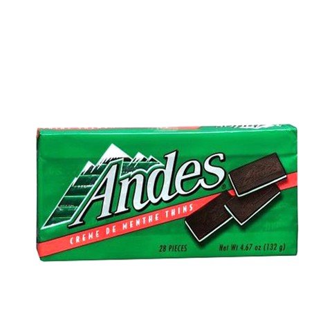 Chocolate Nhân Bạc Hà Andes Mỹ 132g