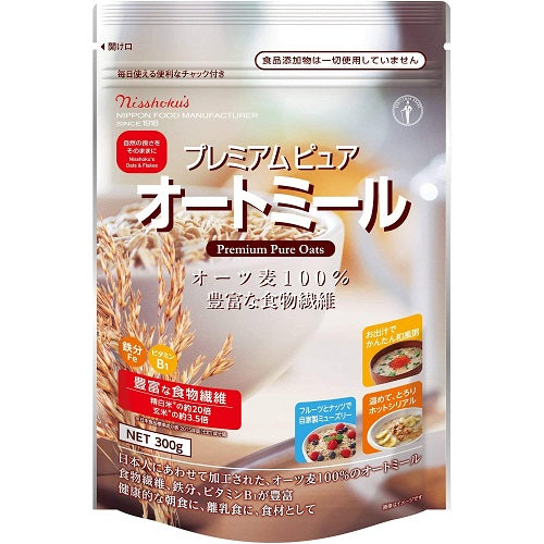 Bịch Yến Mạch Nguyên Chất Nisshokus Nhật 340g