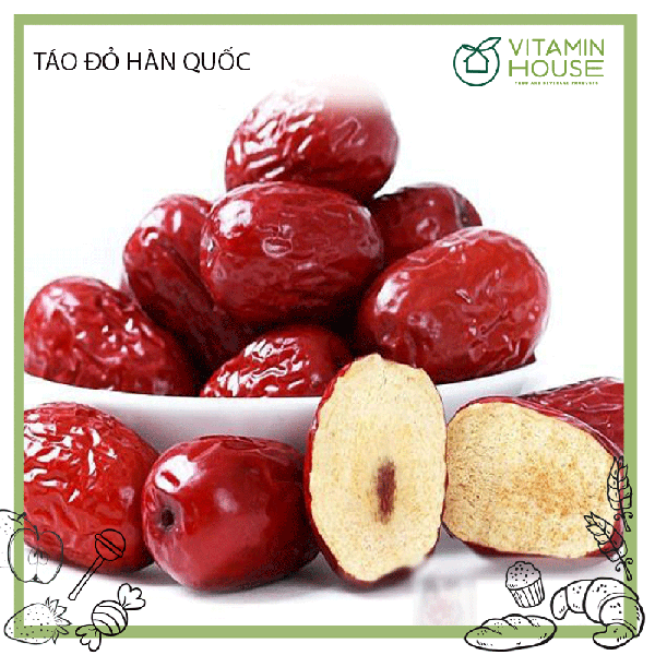 Chia sẻ đến mọi người táo đỏ sấy khô Hàn Quốc là thực phẩm sấy khô giúp nâng cao sức khoẻ và bổ sung khí huyết