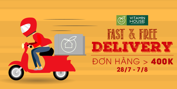CHƯƠNG TRÌNH FREESHIP CHO ĐƠN HÀNG TỪ 400K