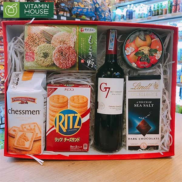 Top 10 giỏ quà Tết nhập khẩu sang trọng tại Vitamin House