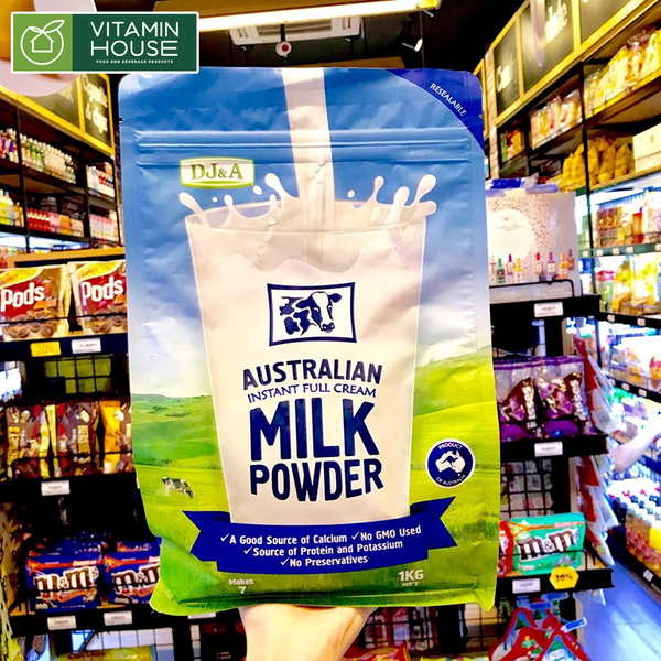 Review đánh giá sữa bột nguyên kem DJ&A Úc nhập khẩu chính hãng có tốt không?