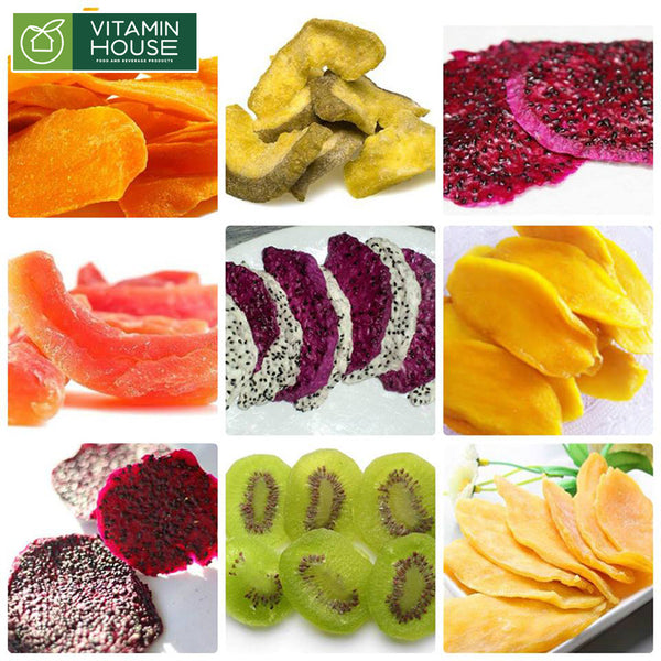 Trái cây khô ngon và bỗ dưỡng cho sức khỏe của gia đình