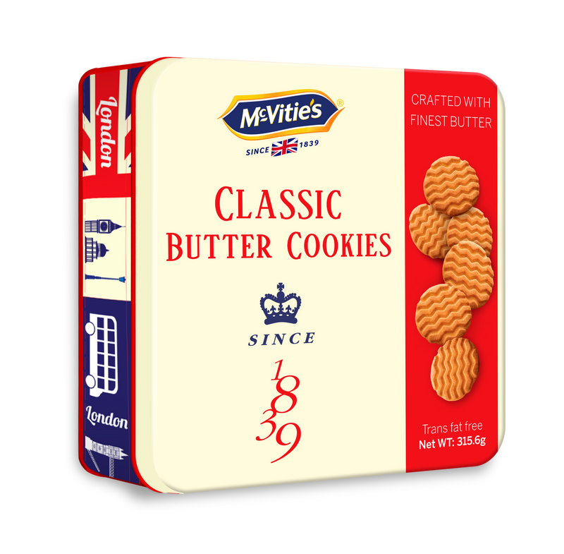 Bánh Quy McVities Classic Butter Cookies Hộp 315.6g