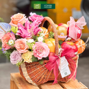 Giỏ Quà Trái Cây Cao Cấp Tặng Chúc Mừng Đối Tác Nữ