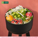 hộp trái cây nho xanh mẫu đơn và dâu Hàn, táo Envy, kiwi tươi ngon