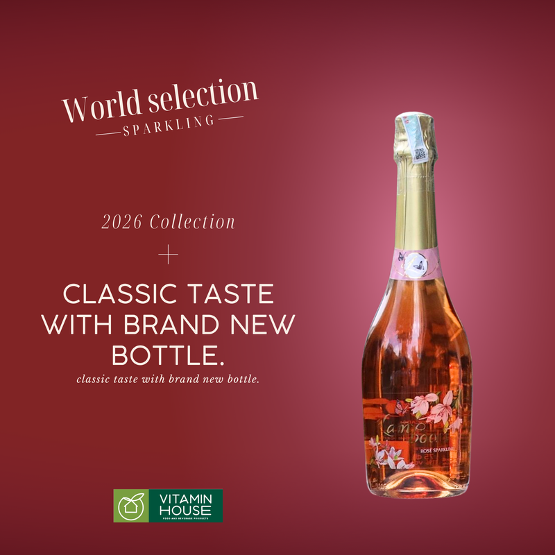 Rượu Vang Sparkling Tây Ban Nha Lamboom Rose 750ml 11% Hương Vị Tinh Tế