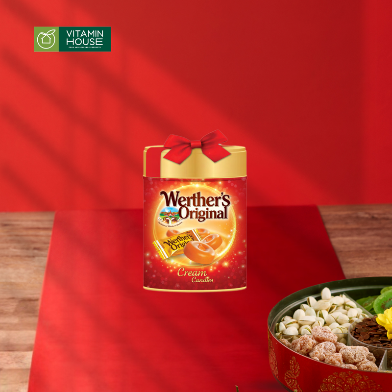 Hộp quà kẹo caramen kem hiệu Werther's Original 90g