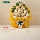 Giỏ Trái Cây Lê Nâu Dạng Tháp Phù Hợp Cúng Kính, Dâng Lễ Trang Trọng