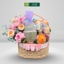 Giỏ Trái Cây Hoa Hồng Xinh Xắn Tặng Sinh Nhật Cô Giáo