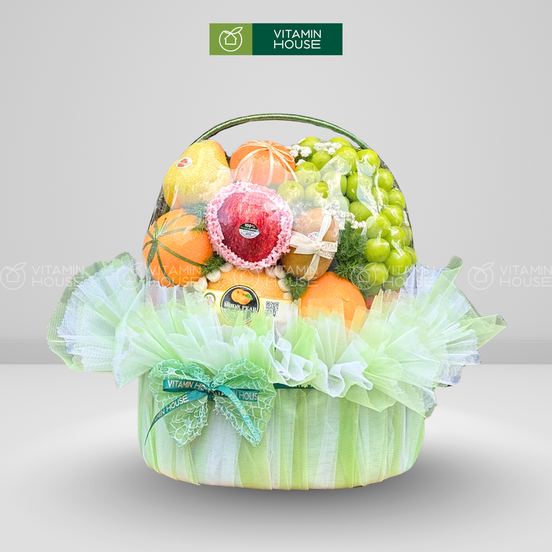 Giỏ Trái Cây Đẹp Chúc Mừng Khai Trương, Tân Gia