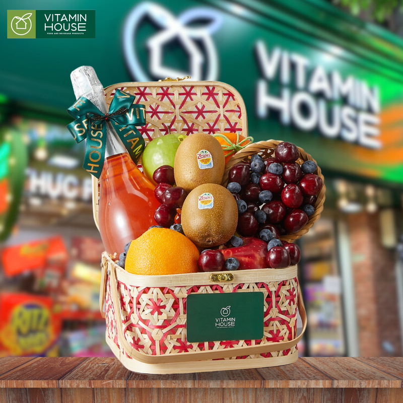 Hộp Quà Trái Cây Cherry ,Việt Quất Nhập Khẩu Tặng Đồng Nghiệp