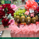 Giỏ Quà Trái Cây & Hoa Tươi Tặng Bạn Gái, Sinh Nhật, Cô Giáo