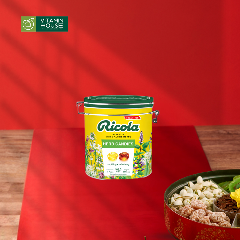 Viên ngậm thảo mộc không đường Ricola Herb Candies