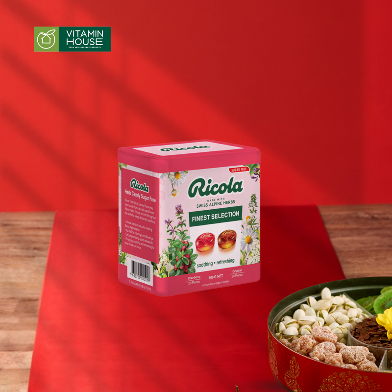 Viên ngậm thảo mộc không đường Ricola Finest Selection